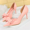 BIGTREE Shoes Bow-knot Woman Pumps Stiletto 10.5 Cm Women Basic Pump Pointed Toe Classic Pumps Sexy High Heels Women Shoes 2026