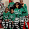 Merry Christmas Family Matching Outfits All Elk Print Mother Father Kids Pajamas Set Soft Loose Sleepwear Xmas Look Gift Pyjamas