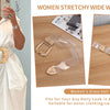 High Quality Ladies Personality Fashion Transparent Wide Waist Seal Dress Shirt Decoration Belts for Women Luxury Designer Brand