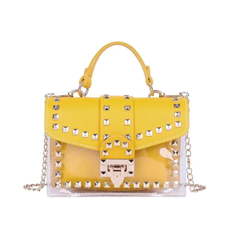 Marke Frauen Nieten Graffiti Umhängetaschen Mode Schultertasche für Damen Weibliche Luxus Designer Handtaschen 2023 Hohe Qualität
