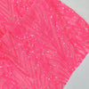 CM.YAYA Women Strapless V-neck Fashion Sequined Sexy Dress Mesh See Through 2024 Summer Night Club Evening Party Mini Dresses