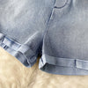 Damen Jeans Jumpsuit Sommer Playsuit Mode Hot Drill Hoher Bund Schmal Ärmellos Trägerlos Gürtel Outfits
