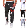Men's Active Sweatpants Letter Print Joggers Trousers Drawstring Elastic Waist Fitness Gym Sports Pants Autumn Winter