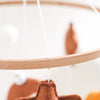 Baby-Kinderbett-Mobile-Rassel-Spielzeug 0-12 Monate Säugling Weicher Filz Teddy Samt Rosa Bär Bettglocke Hängendes Spielzeug Halterung Babybett Mädchen Spielzeug