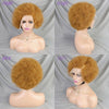 MALAIKA Kinky Curly Short Lace Front Wig Afro Bob Human Hair Natural Hairline 13X4 Lace Frontal Glueless Human Hair Wigs