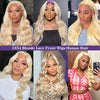 613 Blonde Lace Front Wig Human Hair Body Wave 13X6 Hd Lace Frontal Wig 13X4 Lace Front Human Hair Wig Hd Lace Wig For Women