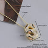 MHS.SUN Neue Leopard Bubble Buchstabenkette Vergoldet Chunky Bubble Zirkon 26 Initialen Anhänger Halskette Frauen Modeschmuck