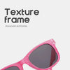2024 Neue trendige coole bunte glänzende quadratische Sonnenbrille für Kinder Mädchen Trendige modische süße Sonnenbrille Kinderbrille