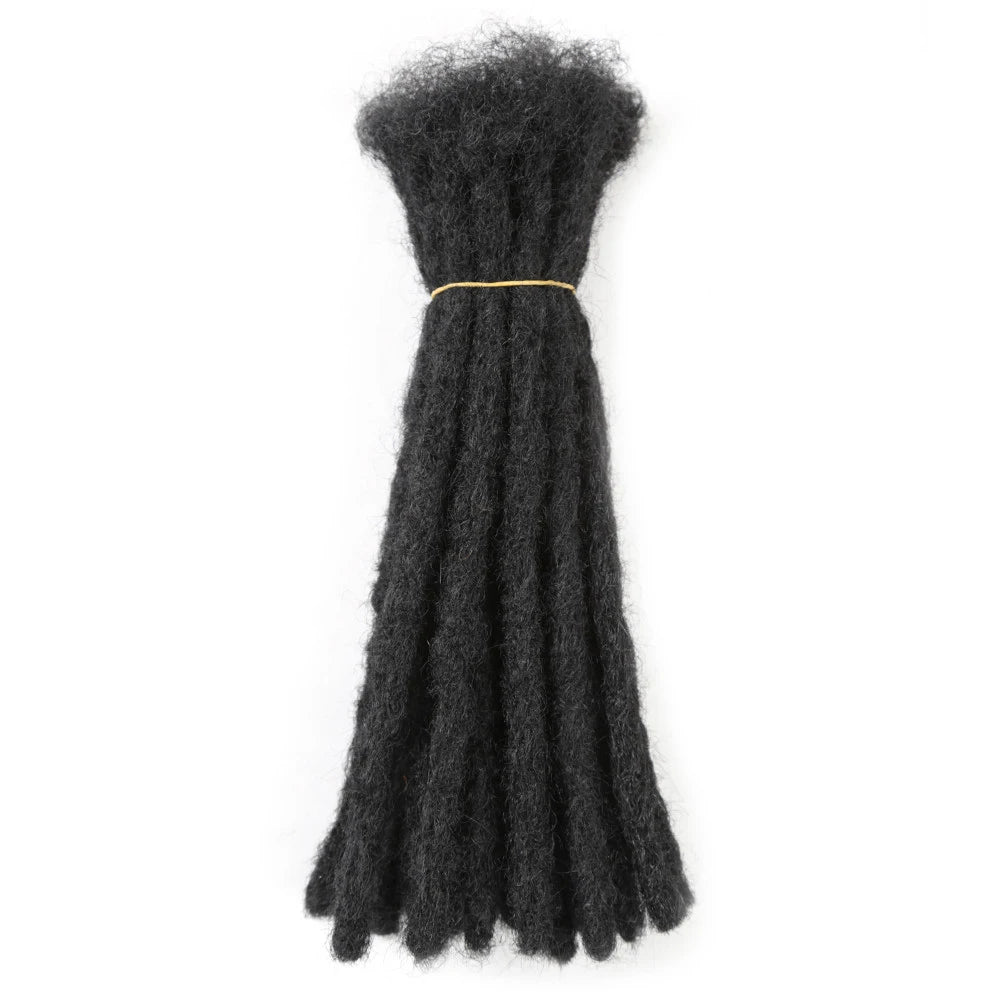 Dreadlock Extensions Loc Extensions Afro Kinky Dreads Extensions for Men/Women, Synthetic Dread Set Thick Soft Locs Extensions