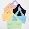 LANTECH Sports Bra Yoga Sportswear Joggings Running Top Training Women Fitness Gym Bra Seamless Workout Activewear Push Up