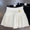 2024 Spring Summer New Arrivals High Waist Short Mini Pleated Skirt Streetwear Women Slim Fashion Korea Kawaii A Line Skirt