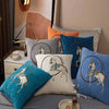Croker Horse 45cm Throw Pillow Cushion Covers Pack Of 1 Pcs Luxury Horse Embroidery Modern Style Couch Sofa Pillow Covers