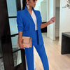 CM.YAYA Elegant Solid Blazer Suit and Pants Two 2 Piece Set  Women 2023 Autumn Winter Classic OL Street Outfit Tracksuit
