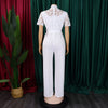 Elegante Jumpsuits & Rompers für Damen Rundhals Spitze Patchwork Kurzarm Gürtel Hohe Taille Luxus Geburtstagsparty Abend Outfit