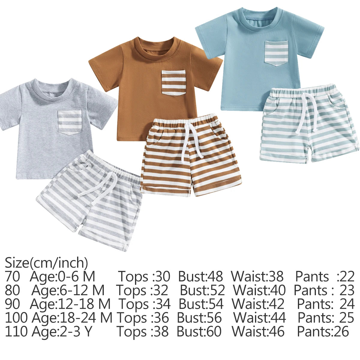 ma&baby 0-3Y Toddler Infant Baby Boy Girl Clothes Sets Casual Short Sleeve T-shirt Tops Shorts Summer Outfits Clothing