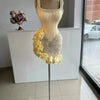 2025 Newest Light Yellow Cocktail Dresses Mermaid Simple Spaghetti Prom Party Dresses Homecoming Dress Customized Vestido Festa