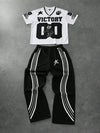 2026 Summer Men's And Women's Short Sleeved Pants 2-Piece Set With Letter Printing Simple Quick Drying T-Shirt Pants Casual Set