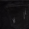 Fashion Trendy Slim Denim Jeans Men Distressed Ripped Holes Patches Spring Autumn Casual Design Korean Luxury Clothing Trousers