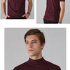 Long Sleeve T-shirt Thermal Underwear Tops Men Winter Clothes Thermal Shirt Autumn Men's Winter Tights High Neck Thin Slim Fit