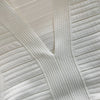 White/Black Sexy Summer Knit Strap Dress Women Tank V Neck Elatic Waist Bodycon Sundress Female Beach  Midi Dress