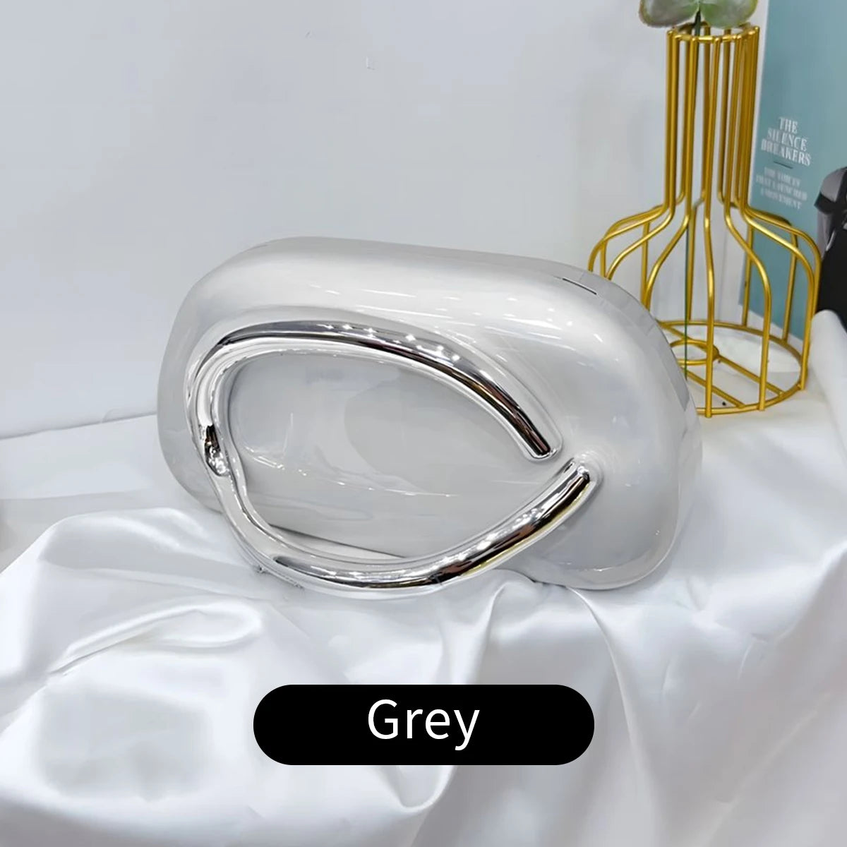 Mode Elegante Metallverschluss Boxförmige Umhängetaschen Damen Abendtaschen Hochzeit Mini Damen Geldbörse Party Niedliche Geldbörse Clutch