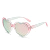 Neue herzförmige polarisierte Sonnenbrille für Damen, modisch, süß, Retro, Vintage, Verlaufs-Sonnenbrille, UV400-Schutz, Unisex-Brille