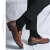 High Quality Leather Shoes Men British Style Wedding Business Brogue Shoes For Men Size 48 Men's Dress Shoes Formal Leather Male