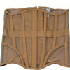 Women Abdomen Tight Corset Crops Under Bust Bustiers Breathable Mesh Waist Girdle With Bones Slimming Lace Up Bodices