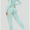 SWELTERING 2/3PCS Seamless Yoga Set Gym Clothes Sportswear Fitness Suits Women Workout Bra Crop Top Long Sleeve Sports Suits