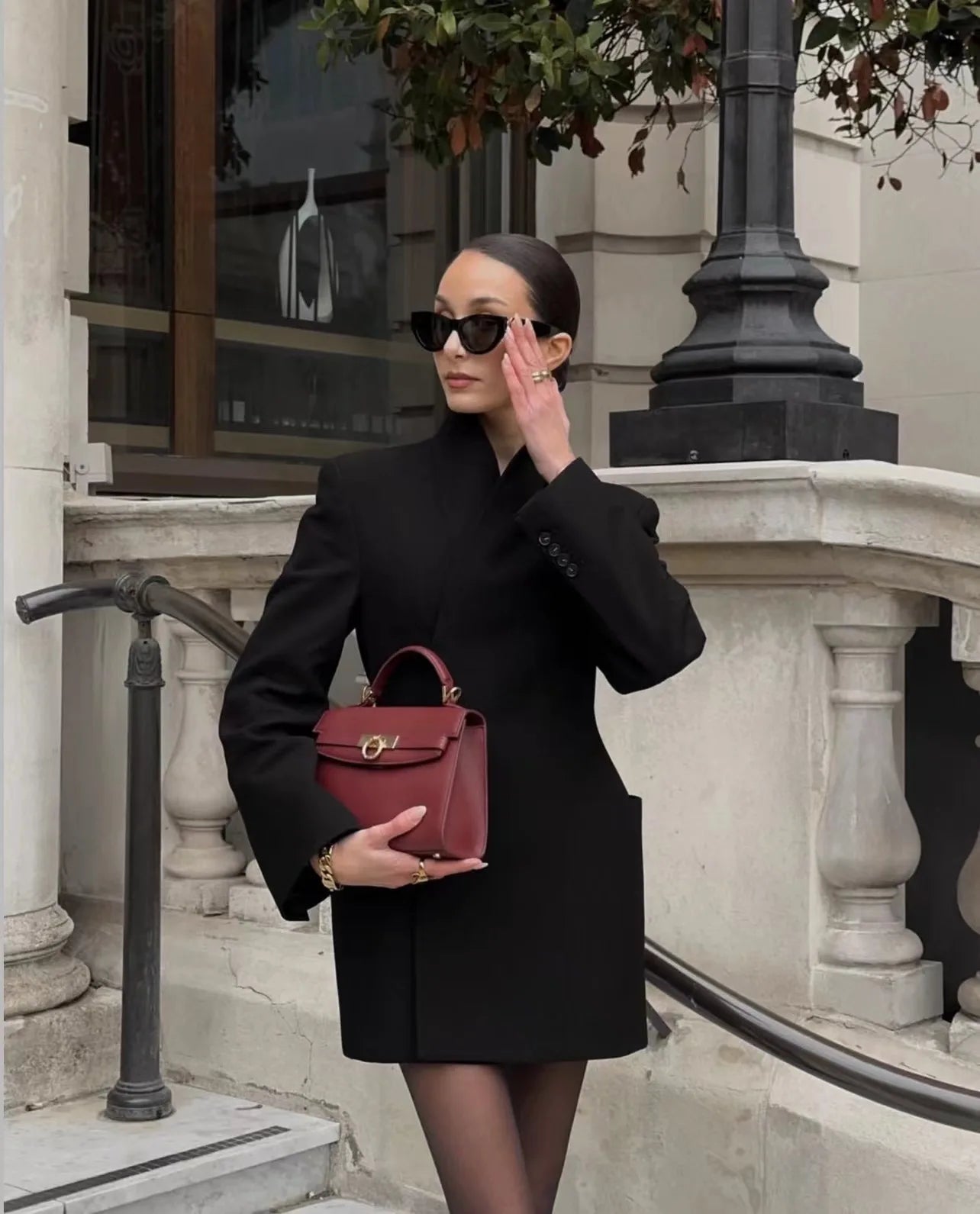Women's Clothing Luxury Brand Design High-end Blazers Jacket Office Lady Suit Coats White Black Blazer Long-sleeved Top Jacket