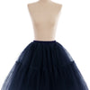 Multi-layer Tulle Tutu Skirts Fuchsia 6 Layers Fluffy Petticoat Underskirt Princess Ball Gown Women Halloween Party Skirt