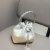 Handle Rhinestones Evening clutch Bag Purses and handbag luxury Designer shoulder bag Shiny Crystal Clutch purse bucket bag