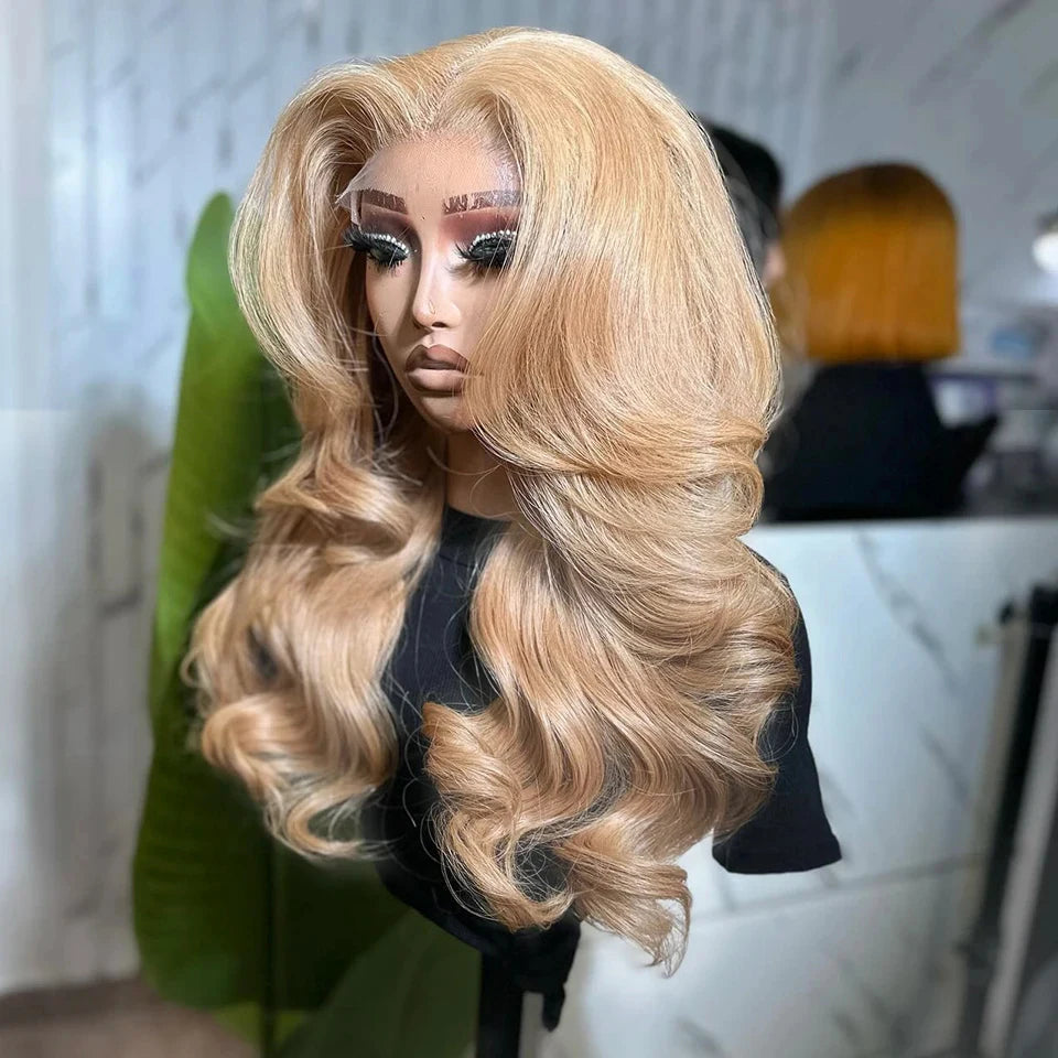 Synthetische Lace Front Perücken Aschblond Gewellte Perücke Weiche Kunsthaar Perücke Front Lace Perücken Cosplay Alltags Party Perücken