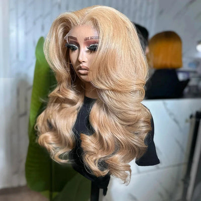 Synthetische Lace Front Perücken Aschblond Gewellte Perücke Weiche Kunsthaar Perücke Front Lace Perücken Cosplay Alltags Party Perücken