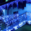 Weihnachtslichterketten Wasserfall Außendekoration 5M Abhänge 0,4-0,6m Led Lichtervorhang Lichterketten Partygarten Traufendekoration
