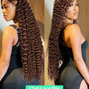 40 30 Inch Chocolate Brown Deep Wave Lace Front Wigs Human Hair #4 Colored 13x4 13x6 Hd Curly Lace Frontal Wigs Pre Plucked