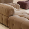 Customized Italian Minimalist Tofu Block Sofa Medieval Furniture Lamb Velvet Simple Cream Wind Fabric Module Sofa Sofa Couch