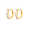 CRMYA Gold Silber gefüllt 16mm 14mm 12mm Blumen baumelnde Ohrringe Zirkonia Creolen für Damen Mädchen Schmuck Großhandel