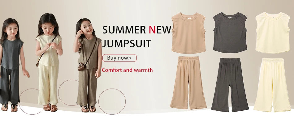 Baby clothes summer children's cartoon short sleeved set boys aged 0-5 solid color T-shirt denim shorts two-piece casual sportsw