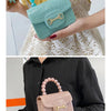 Fashion Mini Handbags PVC Crossbody Coin Purse Crocodile Pattern Pearl Handbag Plastic Small Chain Jelly Bag For Girl Wholesale