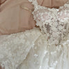 Cathy White Mini Tulle Prom Dresses Spaghetti Strap فساتين السهرة Customized Sleeveless Princess Flowers Vestidos De Noche 2024