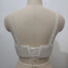 Handmade Crystal Top Women Fashion Beaded Bra Beading Tops Ladies Pearl Cape Smock Outwear Woman Celebrity Covery Top