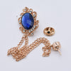 Handmade Multi Layer Fabric Large Flower Brooches for Women Crystal Pearl Lapel Pins Wedding Party Jewelry Accessories Gifts