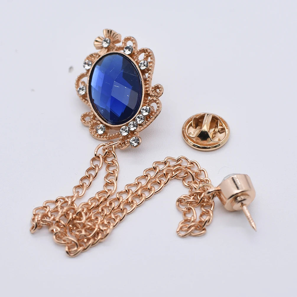Handmade Multi Layer Fabric Large Flower Brooches for Women Crystal Pearl Lapel Pins Wedding Party Jewelry Accessories Gifts