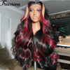 Body Wave 13x6 HD Lace Frontal Wig Honey Blonde Lace Front Wigs Synthetic Light Blonde Lace Front Wigs Glueless For Women