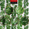 1/6pcs 2.2M Artificial Plant Green Leaves Ivy Wall Hanging Vine Plants Wedding Home Decor Garden DIY Garden Decoration
