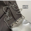 Trendy Korean Fashion Mini Square Bag Vintage Streetwear Elegant Crossbody Bags Casual Y2k Aesthetic Shoulder Handbags for Women