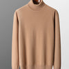 Fall/Winter 100% Wool Bottoming Shirt Men's Thickened Turtleneck Sweater Business Cashmere Knitting