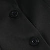 Sexy V Neck Long Sleeve Blazer With Rhinestone Sleeve Women Black Diamond Patchwork Slim Jacket Evening Party Club Cocktail Coat