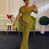 High Waist Strapless Jumpsuit Rivet Collar Lady Evening and Party Tube Top Jumpsuit for Women Elegant Sexy Birthday Jumpsuit